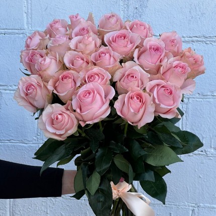 Букет из нежных розовых роз - купить с доставкой в по Горбатову